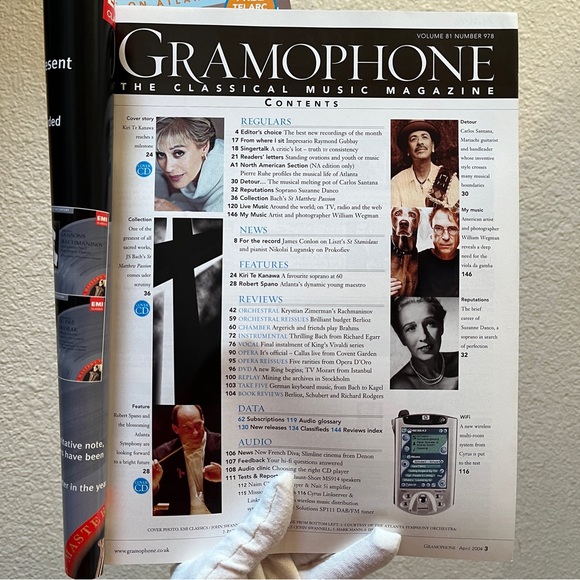 Gramophone- 2 Issues. UK Music Magazine. 192 pages of delight! EUC - Picture 7 of 8